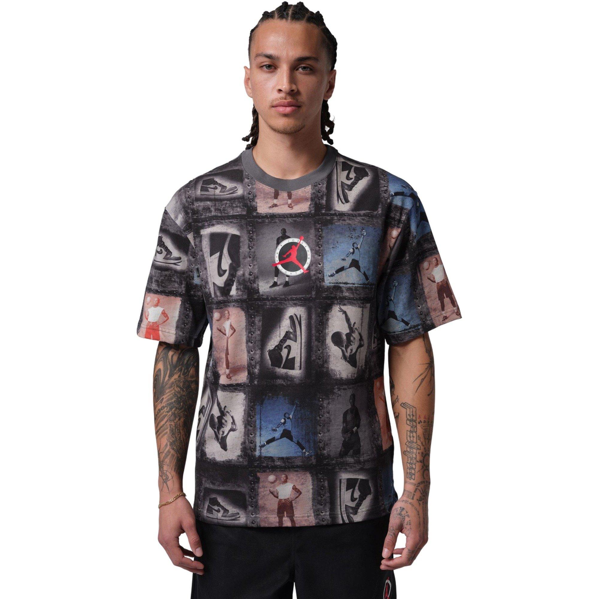 Jordan Men's Flight Club Printed Tee - MULTI-COLOR